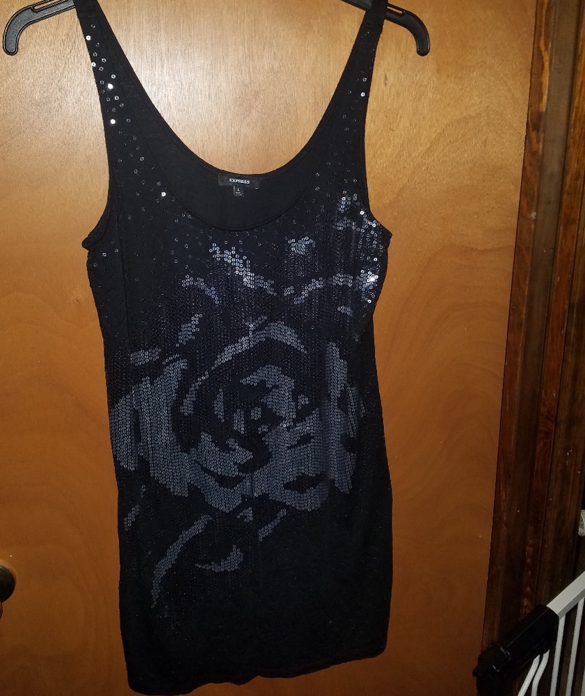 Express sequin tank